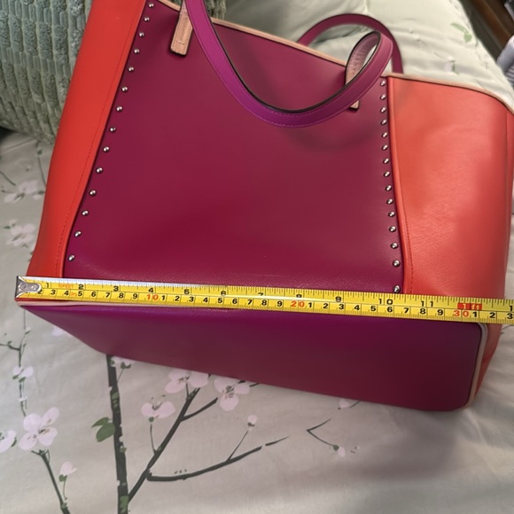 Coach Tote with Rivets - Picture 7 of 12